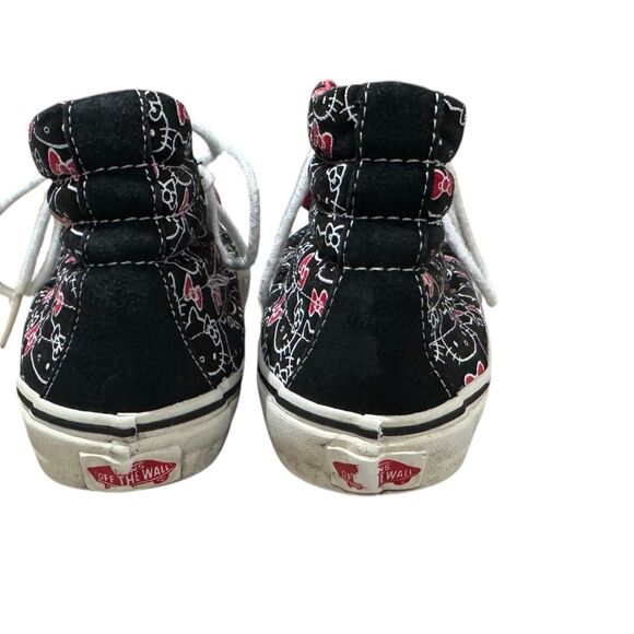 Vans Hello Kitty Black and Red High-Top Shoes. Women’s size 7.5, men’s size 6. - Picture 7 of 10